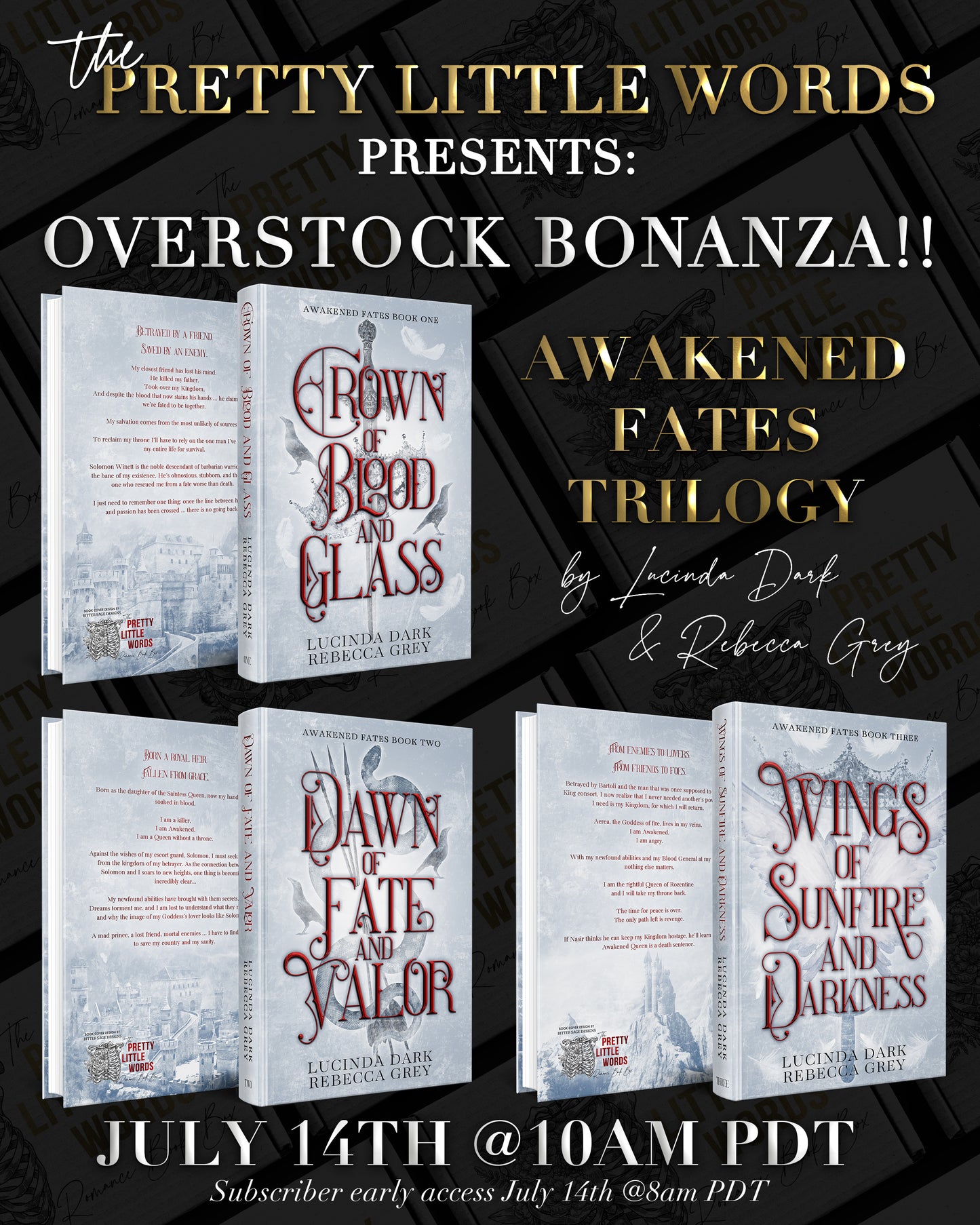 Awakened Fates Trilogy by Lucinda Dark and Rebecca Grey