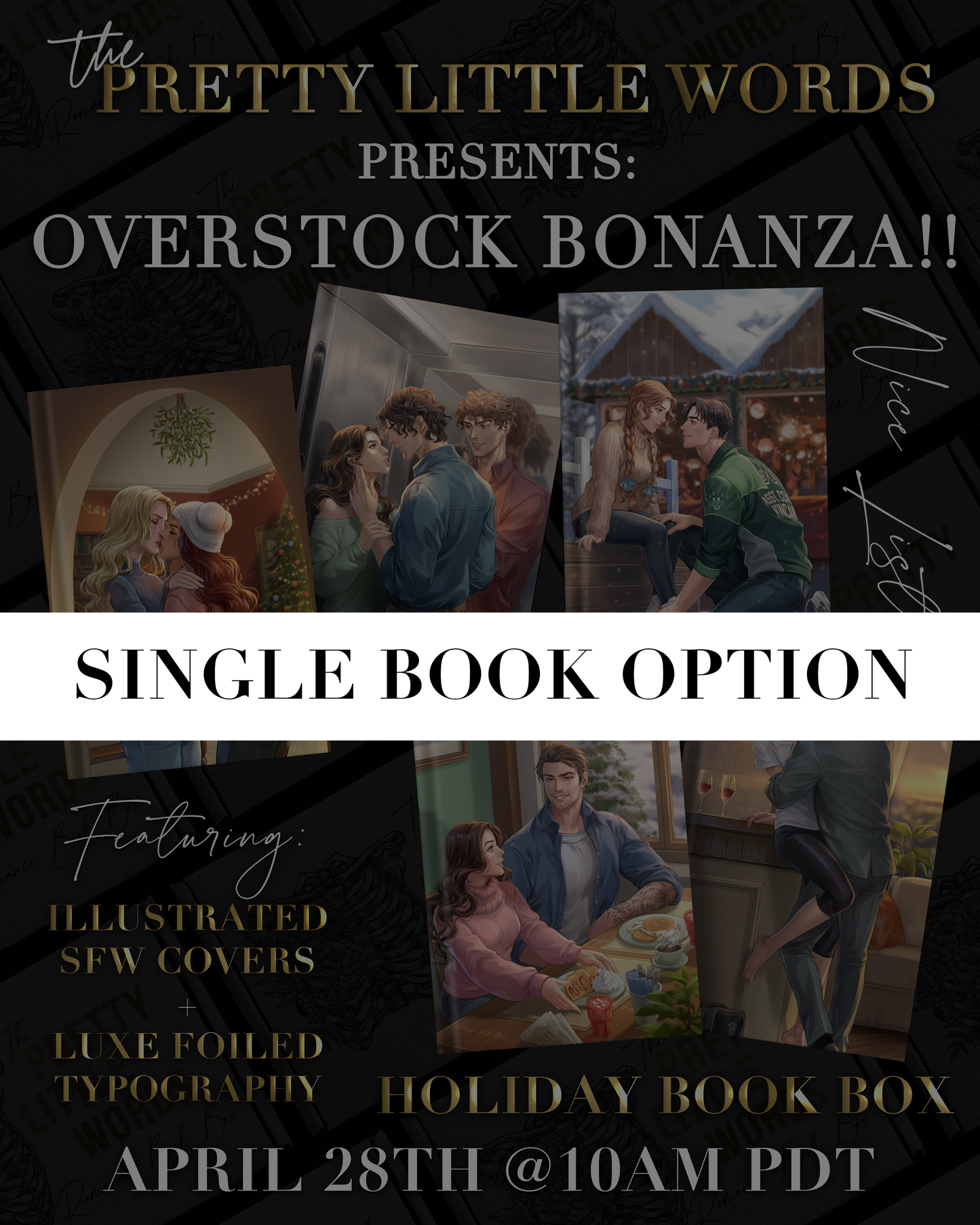 SINGLE BOOK - 2024 Holiday Books Overstock