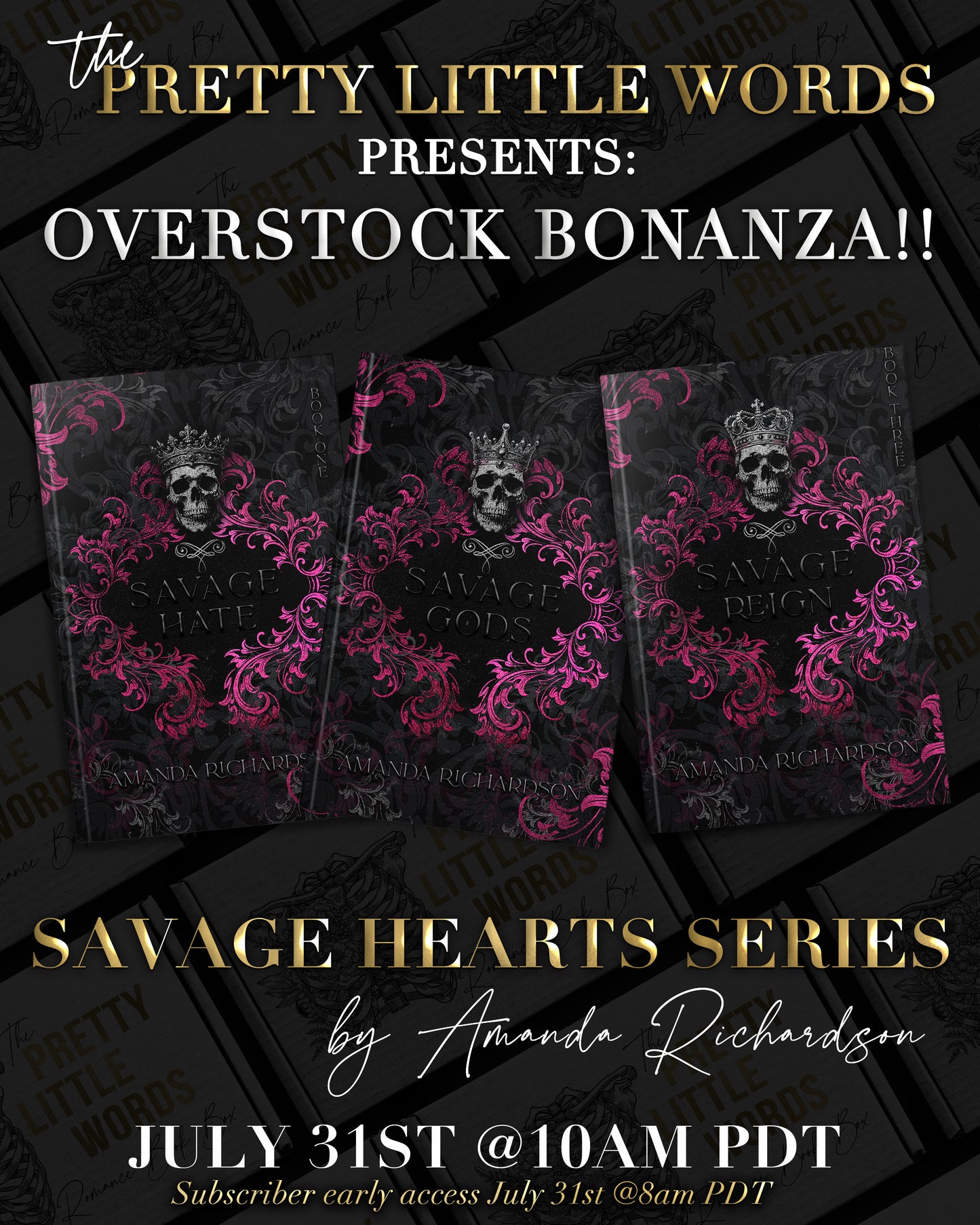 Savage Hearts Series by Amanda Richardson